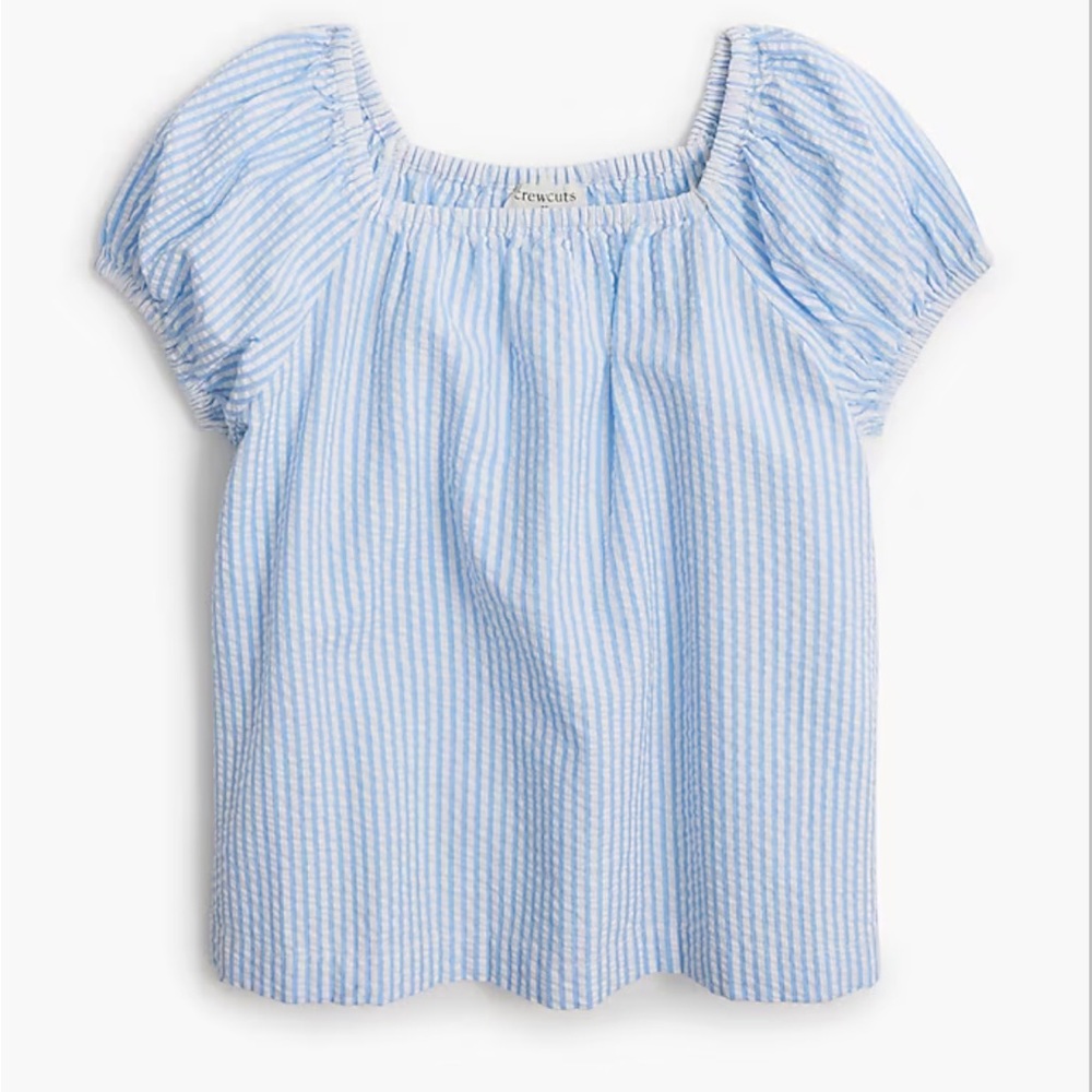 Crewcuts Seersucker Tops 10 girls